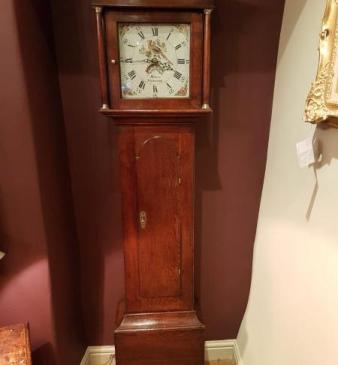 Small George III Lincolnshire Cottage Clock