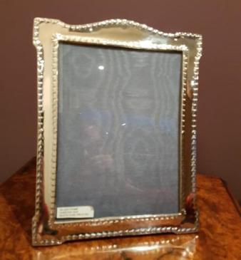 Antique Chester Silver Photo Frame