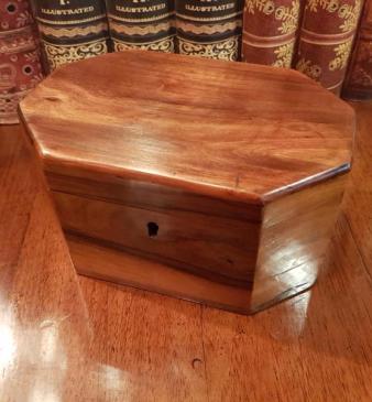 Small Late Victorian Olive Wood Box