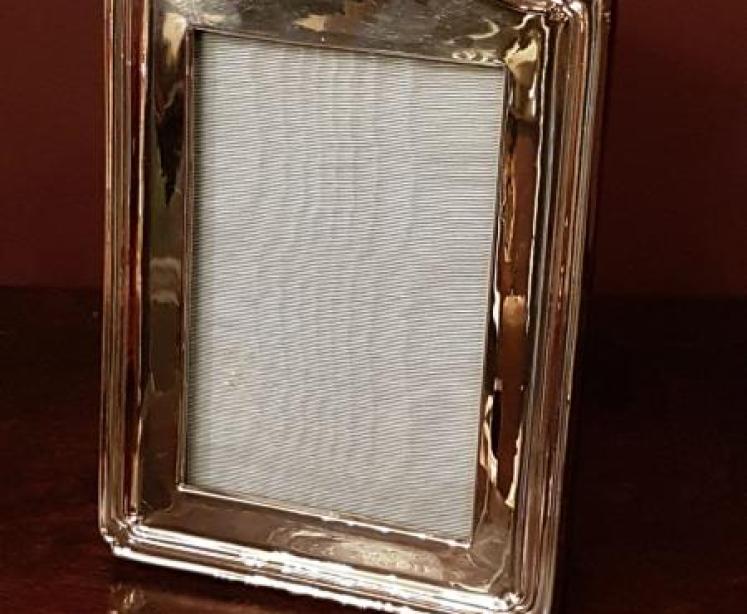 Antique George V Period Silver Photo Frame - Image 1