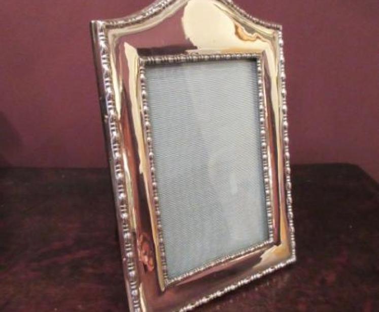 Antique George V Solid Silver Photo Frame - Image 1