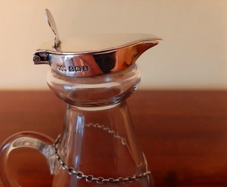 George V Period Silver Whisky Noggin Decanter - Image 4