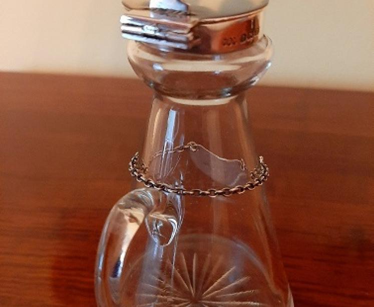 George V Period Silver Whisky Noggin Decanter - Image 5