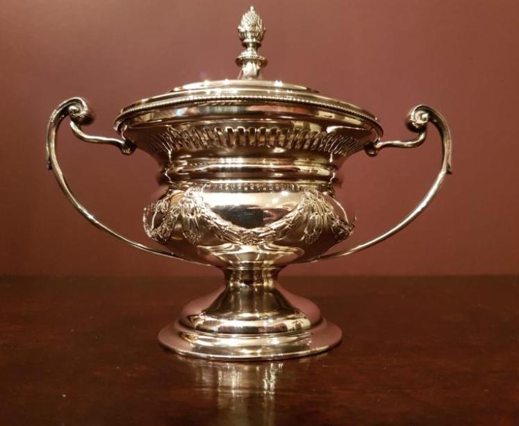 Edwardian Antique Fretted Silver Potpourri & Cover - Image 3