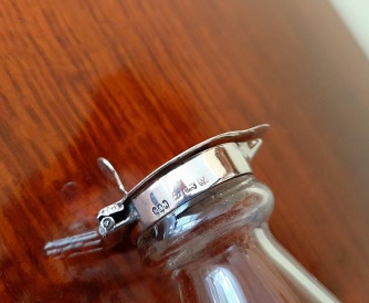 George V Period Antique Silver Whisky Noggin - Image 4