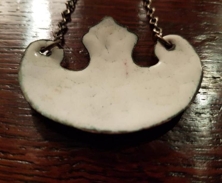 Set of C18th Enamel Decanter Labels - Image 3