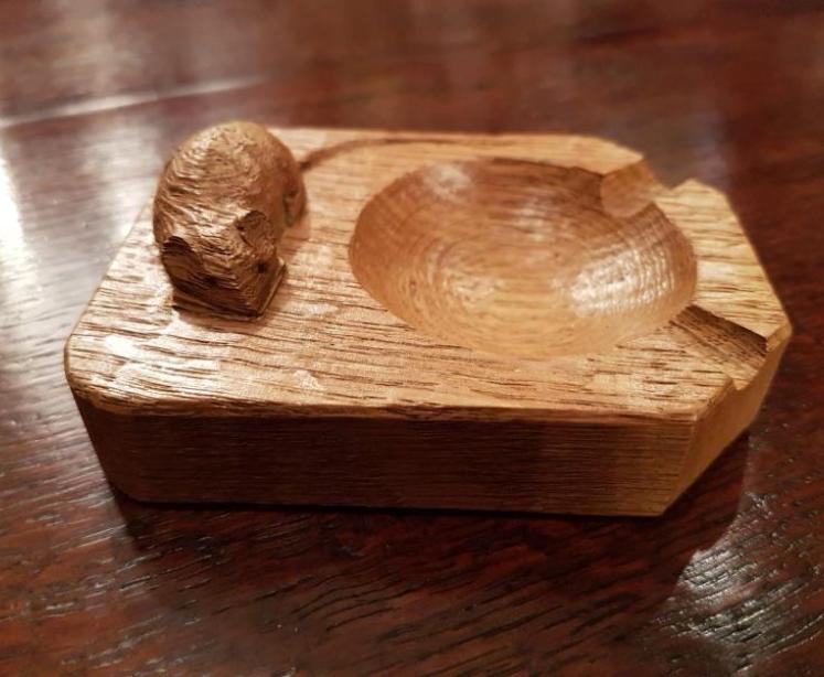 Thompson's of Kilburn Mouseman Ash Tray - Image 1