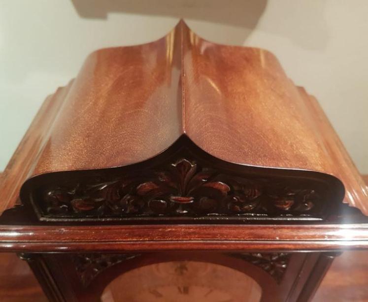 Small 19th Century Double Fusee Bracket Clock - Image 4