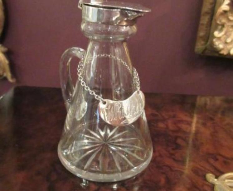 George V Silver Topped Whiskey Noggin - Image 1