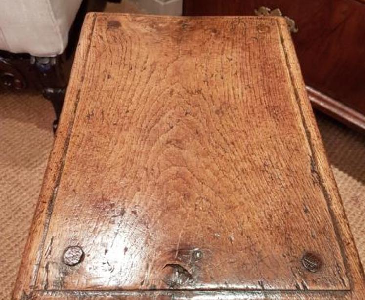 Antique George II Style Oak Joint Stool - Image 3