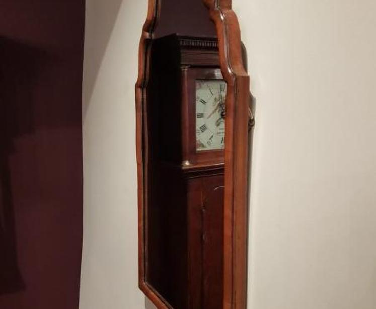 Antique William and Mary Style Walnut Mirror - Image 3