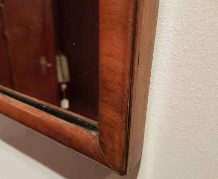 Antique William and Mary Style Walnut Mirror - Image 5