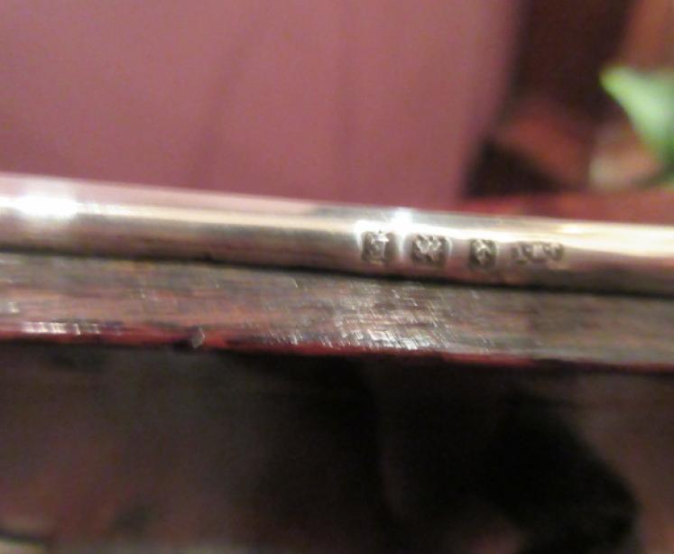 George V Period Silver Engraved Photo Frame - Image 4