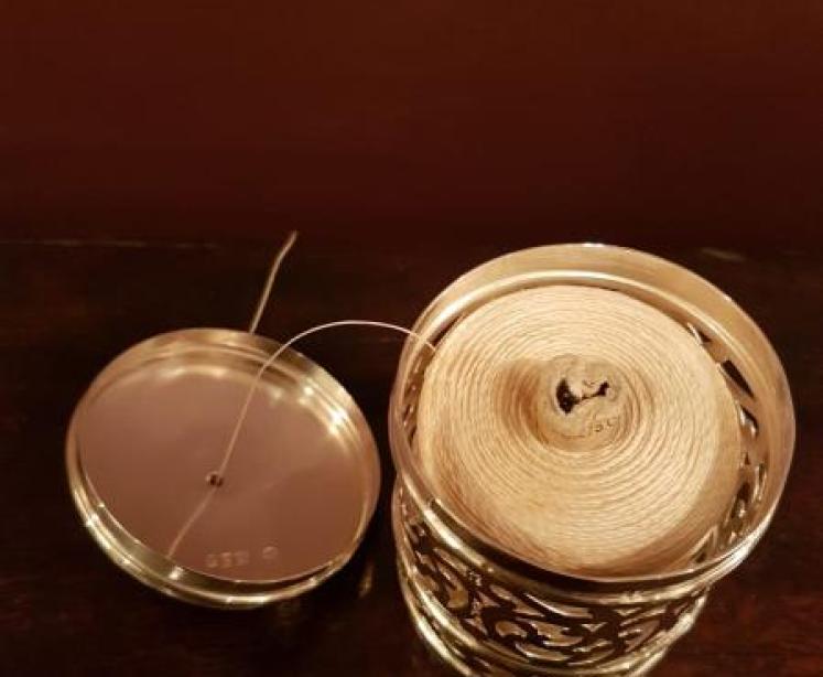 Edwardian Silver String Box - Image 3