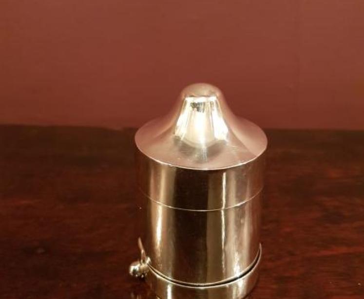 Antique Victorian Silver Candle and Vesta Case - Image 1