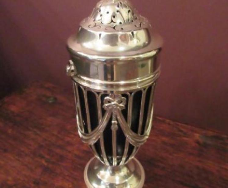 Fine George III Style Silver Sugar Castor - Image 1