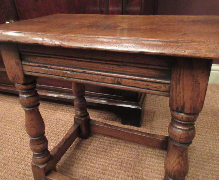 Antique George II Style Oak Joint Stool - Image 4