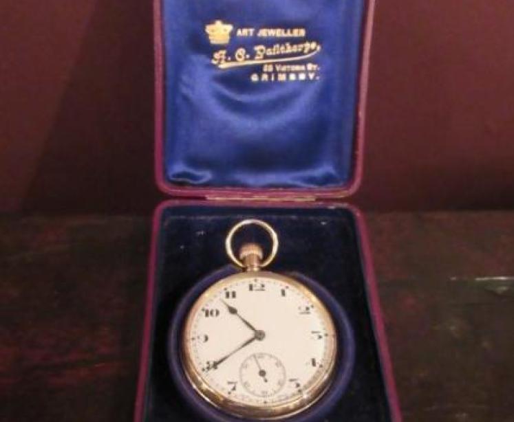 Fine George V Period 9 Carat Gold Pocket Watch - Image 1