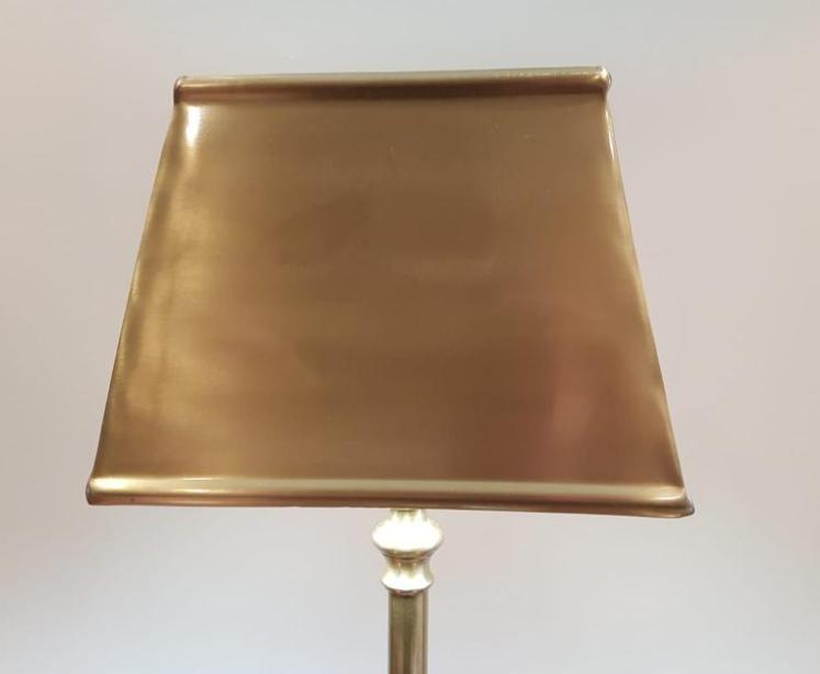  Antiqued Brass Finish Candlestick Lamp  - Image 2