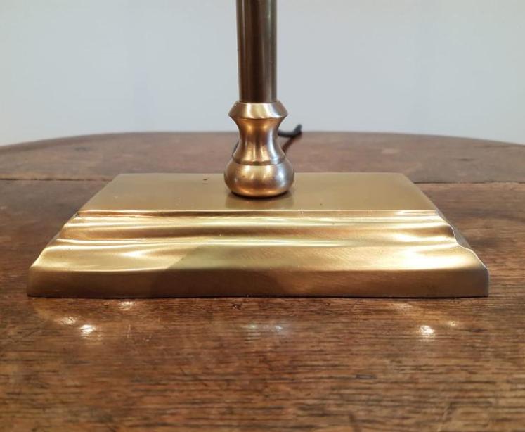  Antiqued Brass Finish Candlestick Lamp  - Image 3