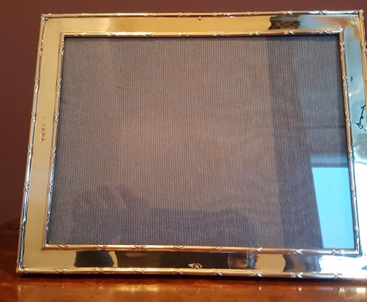 Edwardian Silver Photo Frame Hallmarked Birmingham 1907 - Image 5