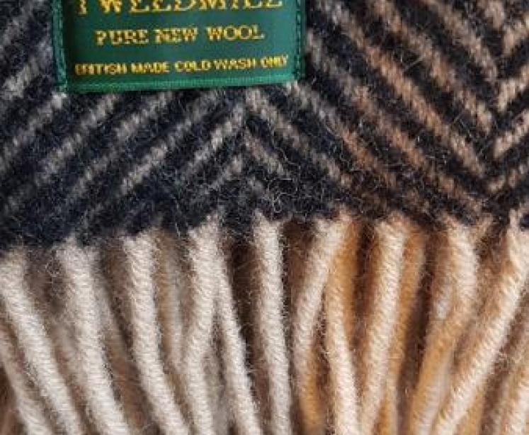 Tweedmill Herringbone Vintage Throw  - Image 2