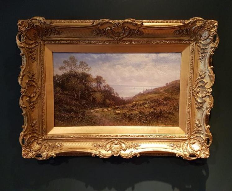 Superb Antique Oil On Canvas By Alfred Glendening - Image 1