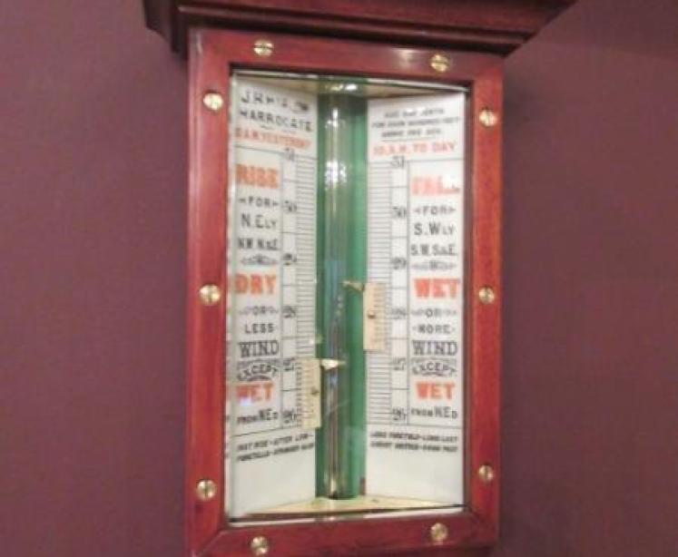 Superb Antique 'Sea-Coast' Stick Barometer - Image 1