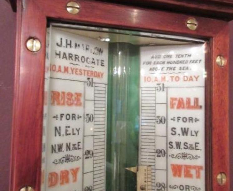 Superb Antique 'Sea-Coast' Stick Barometer - Image 2
