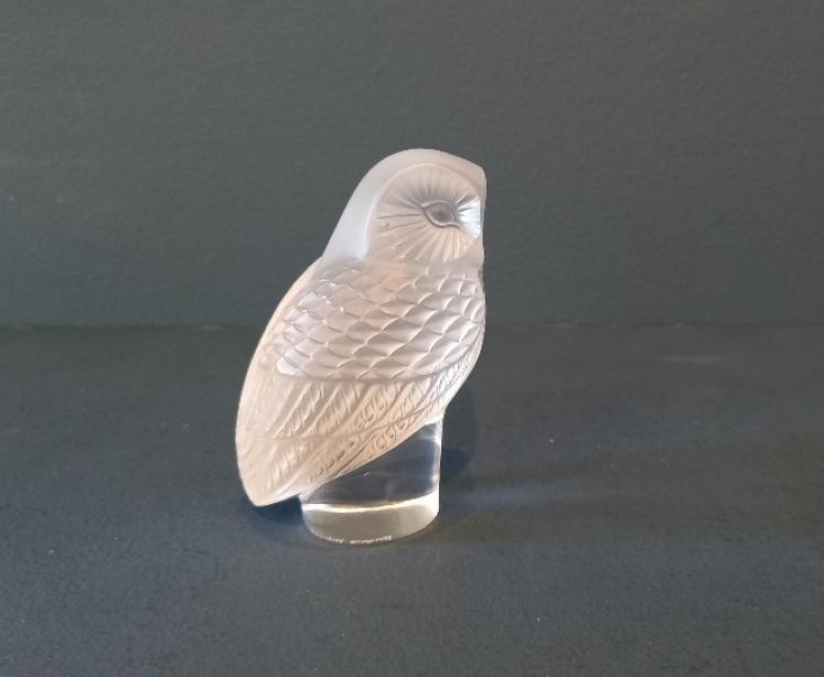Lalique Opalescent 'Hibou' Owl - Image 2