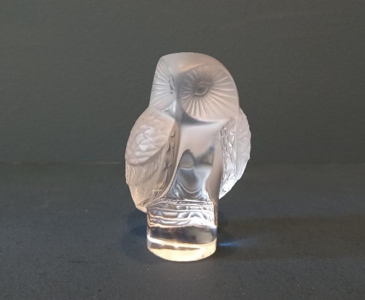 Lalique Opalescent 'Hibou' Owl - Image 7