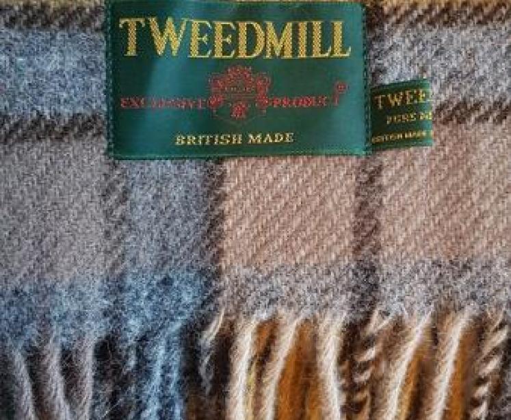 Tweedmill Tartan Natural Buchanan Throw OUT OF STOCK - Image 2