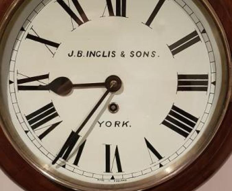 Late Victorian Mahogany 8 Day English Dial Clock - Image 2