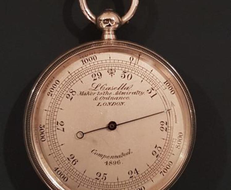 Victorian Silver Pocket Barometer - Image 1