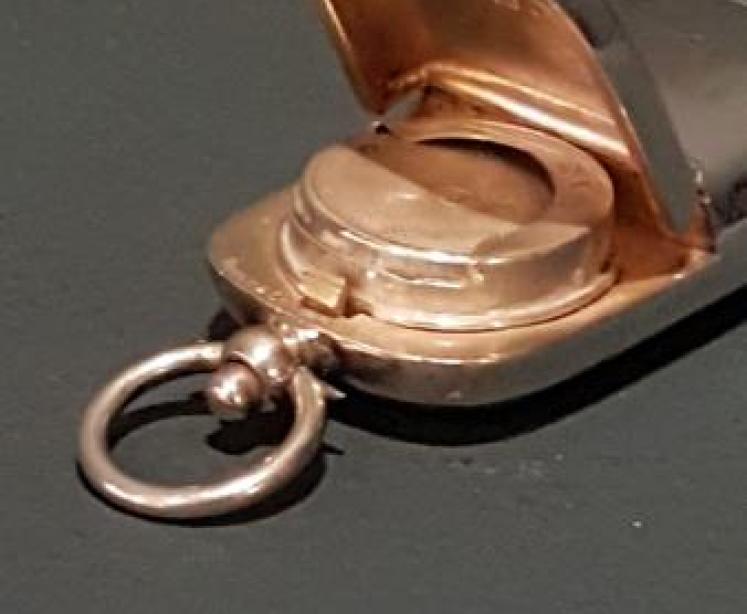 Victorian Silver Sovereign and Vesta Case - Image 2