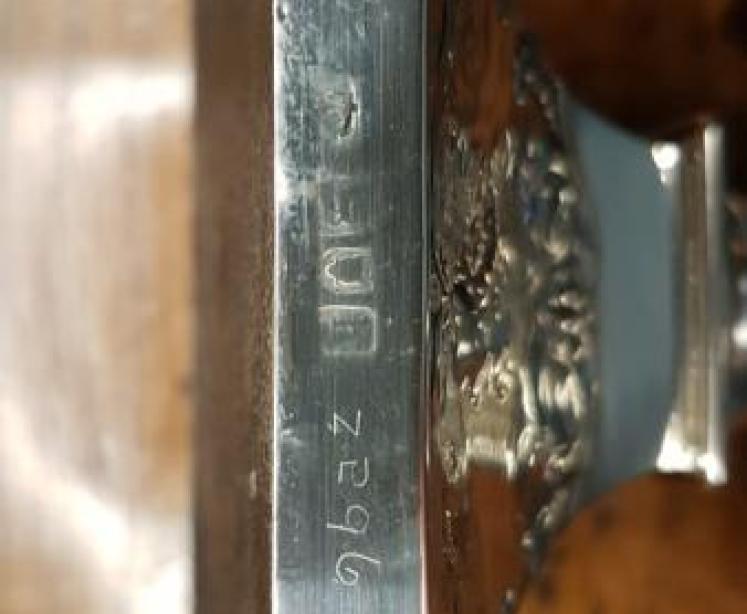 Pair of Antique Solid Silver Candlesticks  - Image 5