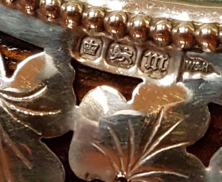 Edwardian Silver Cloverleaf Photo Frame - Image 5