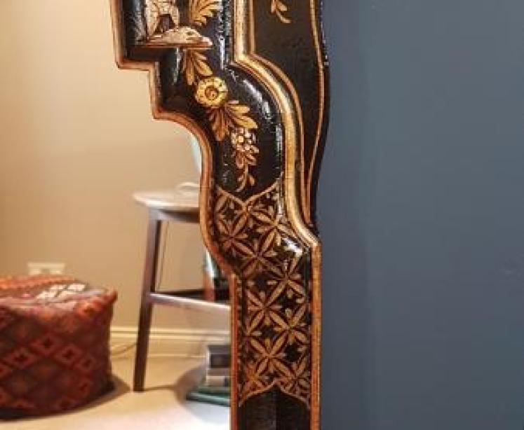 Impressive Large Antique Chinoiserie Mirror - Image 3
