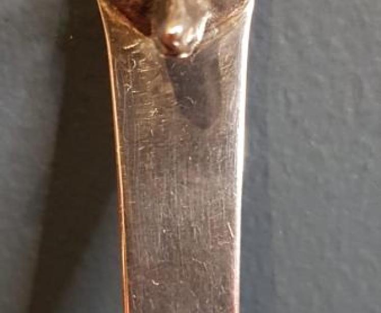 Antique George V Silver Fox Head Book Mark - Image 3