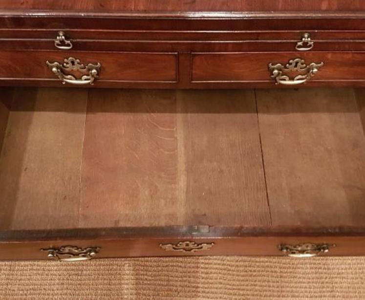 Fine George III Period Brushing Slide Chest of Drawers - Image 4