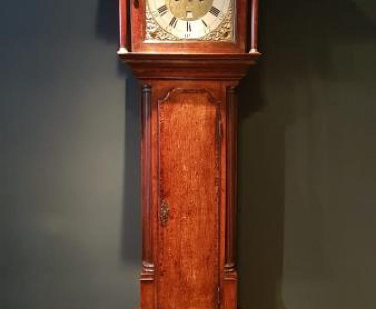 Superb George III Oak 8 Day Preston Longcase Clock - Image 1