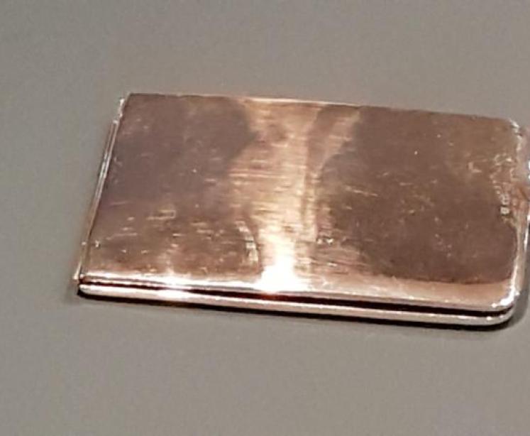 Immaculate Silver Stamp and Calling Card Wallet - Image 1