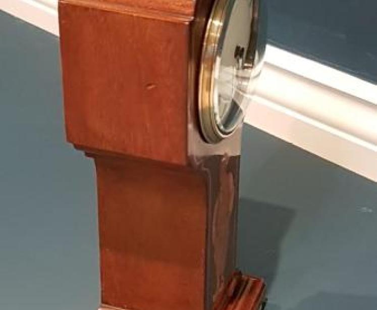 Superb Edwardian Mantel Clock with Inlaid Oriental Figure - Image 4