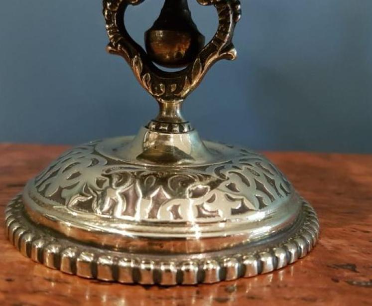 Victorian Brass Counter Bell - Image 4