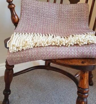 Tweedmill Illusion Raspberry Throw 