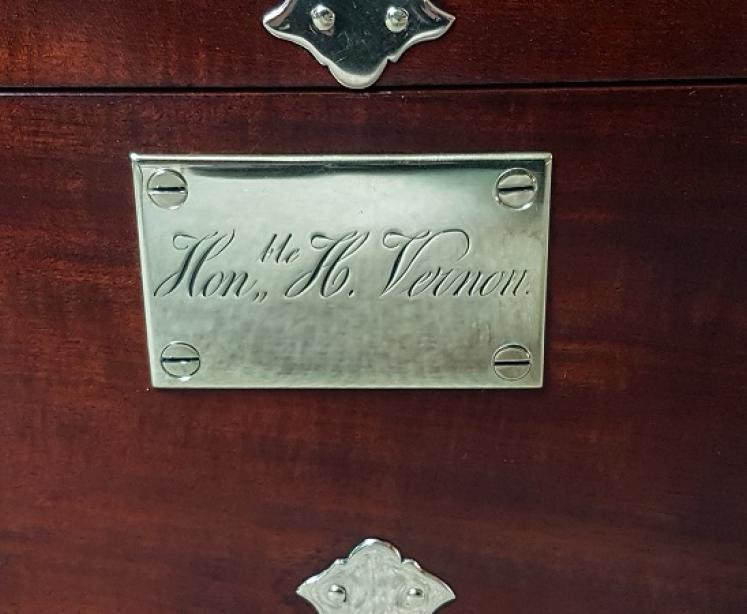 Outstanding Victorian Brass Bound Strong Box - Image 6