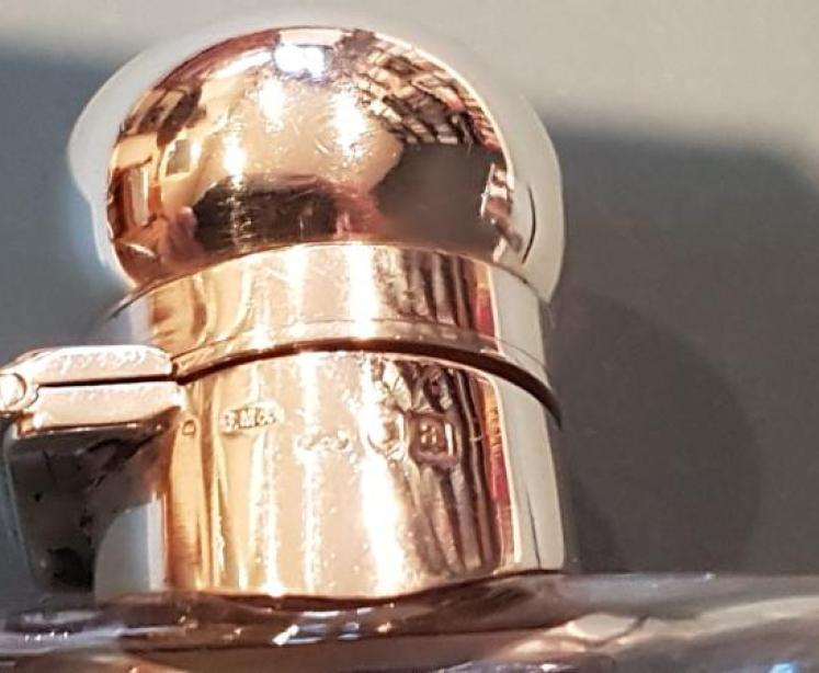 Victorian  Sampson Morden Silver Hip Flask - Image 5