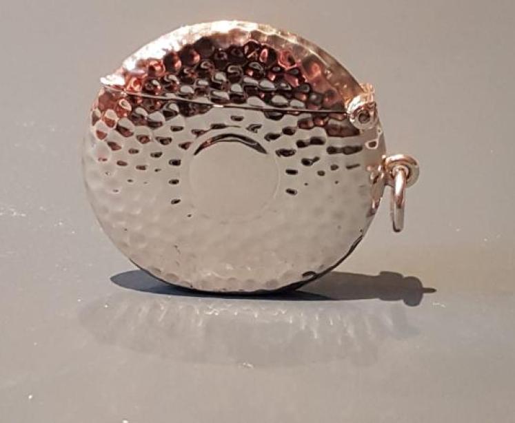 Immaculate Silver Golf Ball Vesta Case - Image 1