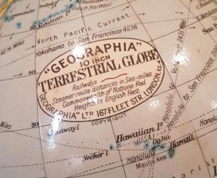 1920's Geographica 10" Terrestrial Globe - Image 4