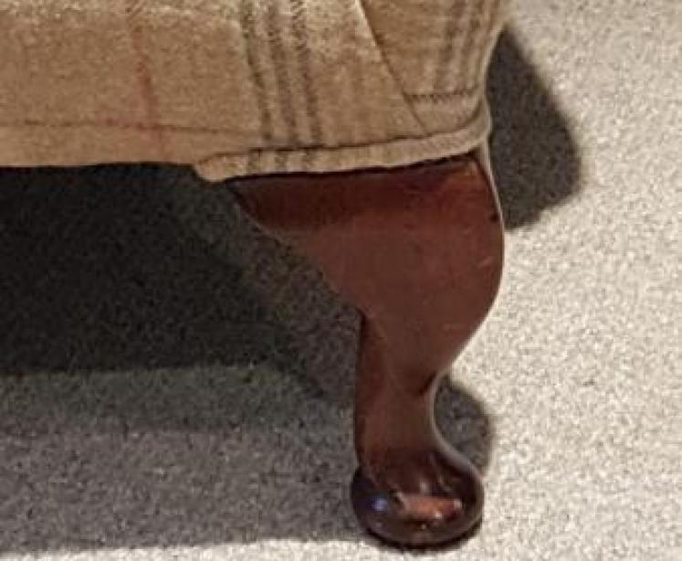 Superb Antique Wing Back Arm Chair - Image 6